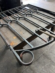 Bartlow-Park-gates-forged-underway-ironwork
