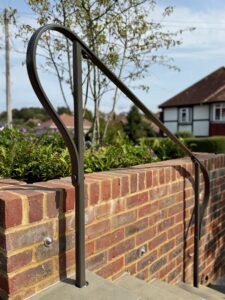 Iron-garden-handrail-hove-sussex-forged