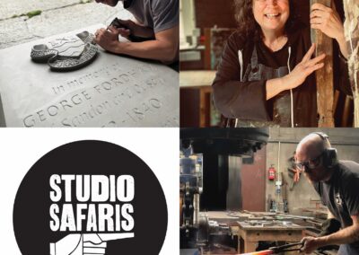 studio safari flyer for the makers directory as part of sussex craft week