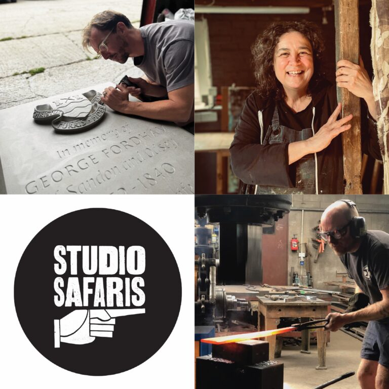 studio safari flyer for the makers directory as part of sussex craft week